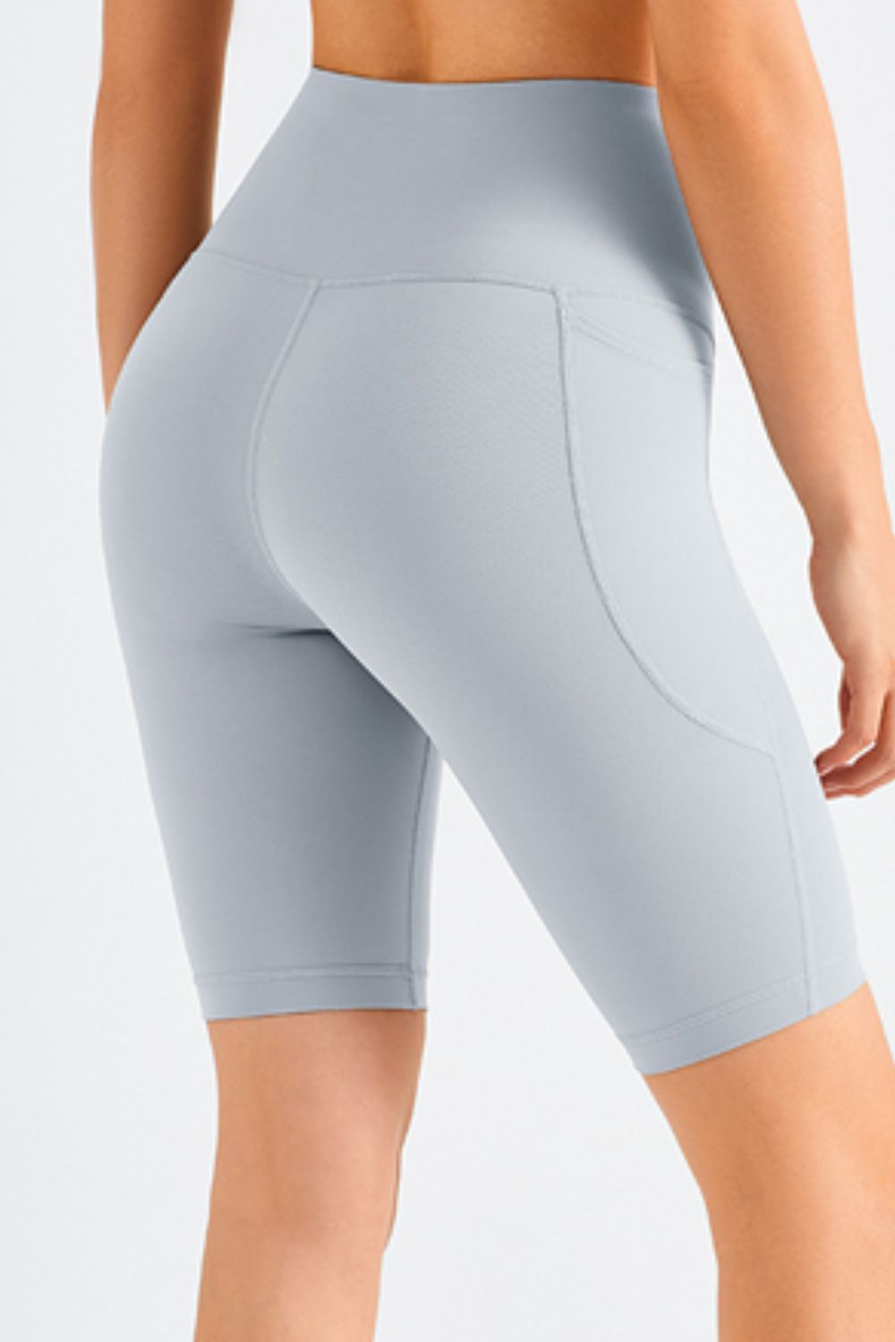 Feel Like Skin – Bikershorts mit elastischer Taille und Taschen