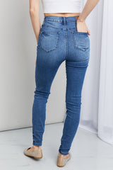Jean skinny Judy Blue taille haute en denim rafraîchissant