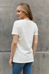 T-shirt graphique en coton Simply Love AMERICA