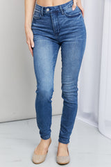 Jean skinny Judy Blue taille haute en denim rafraîchissant