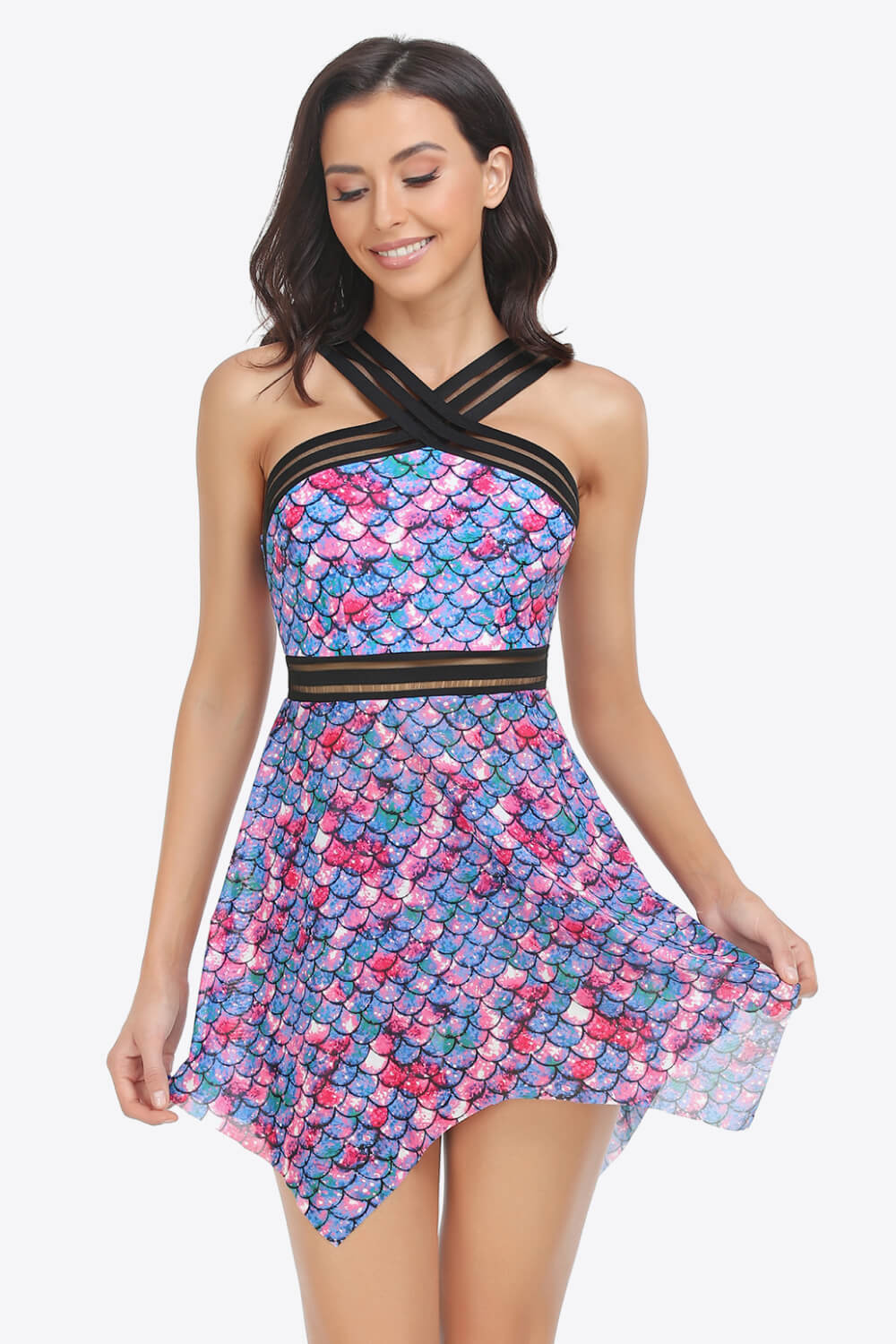 Ensemble bas de maillot de bain imprimé
