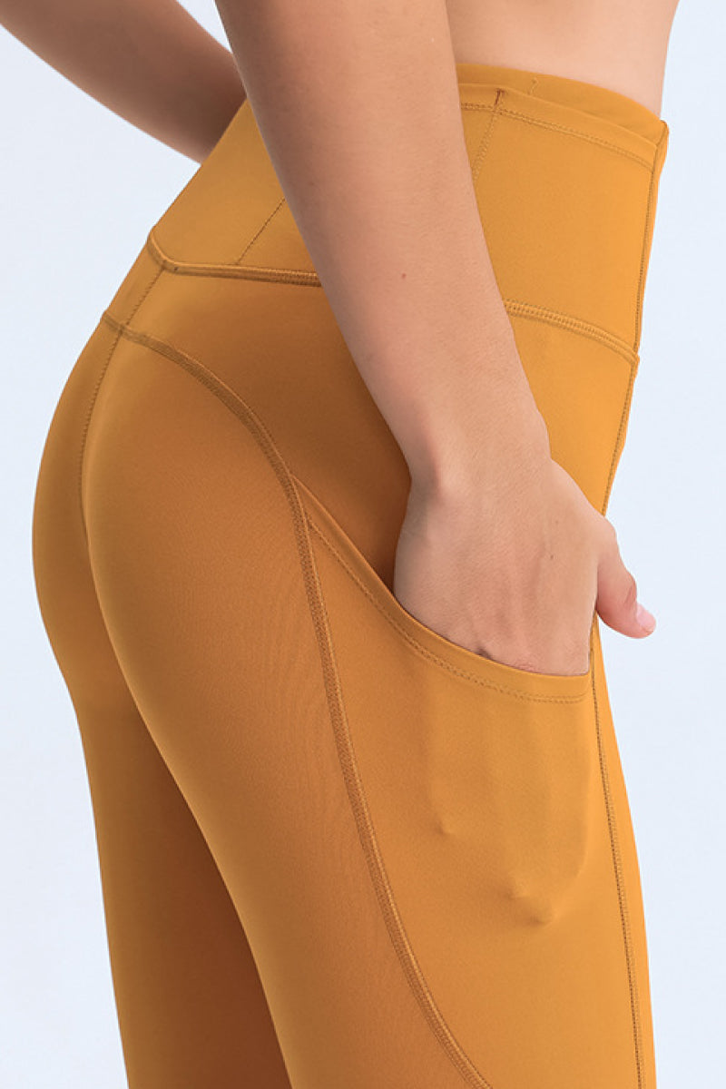 Aktive Leggings mit Oberschenkeltaschen