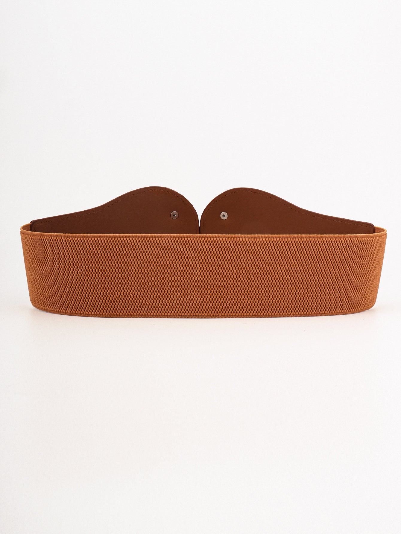 Ceinture élastique en PU avec boucle en alliage