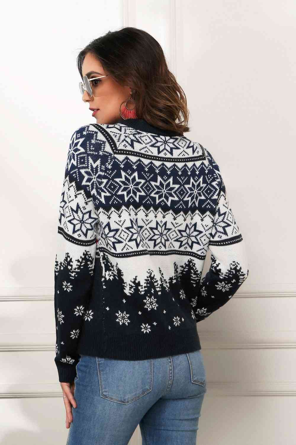 Pull à manches raglan « HAPPY Christmas »