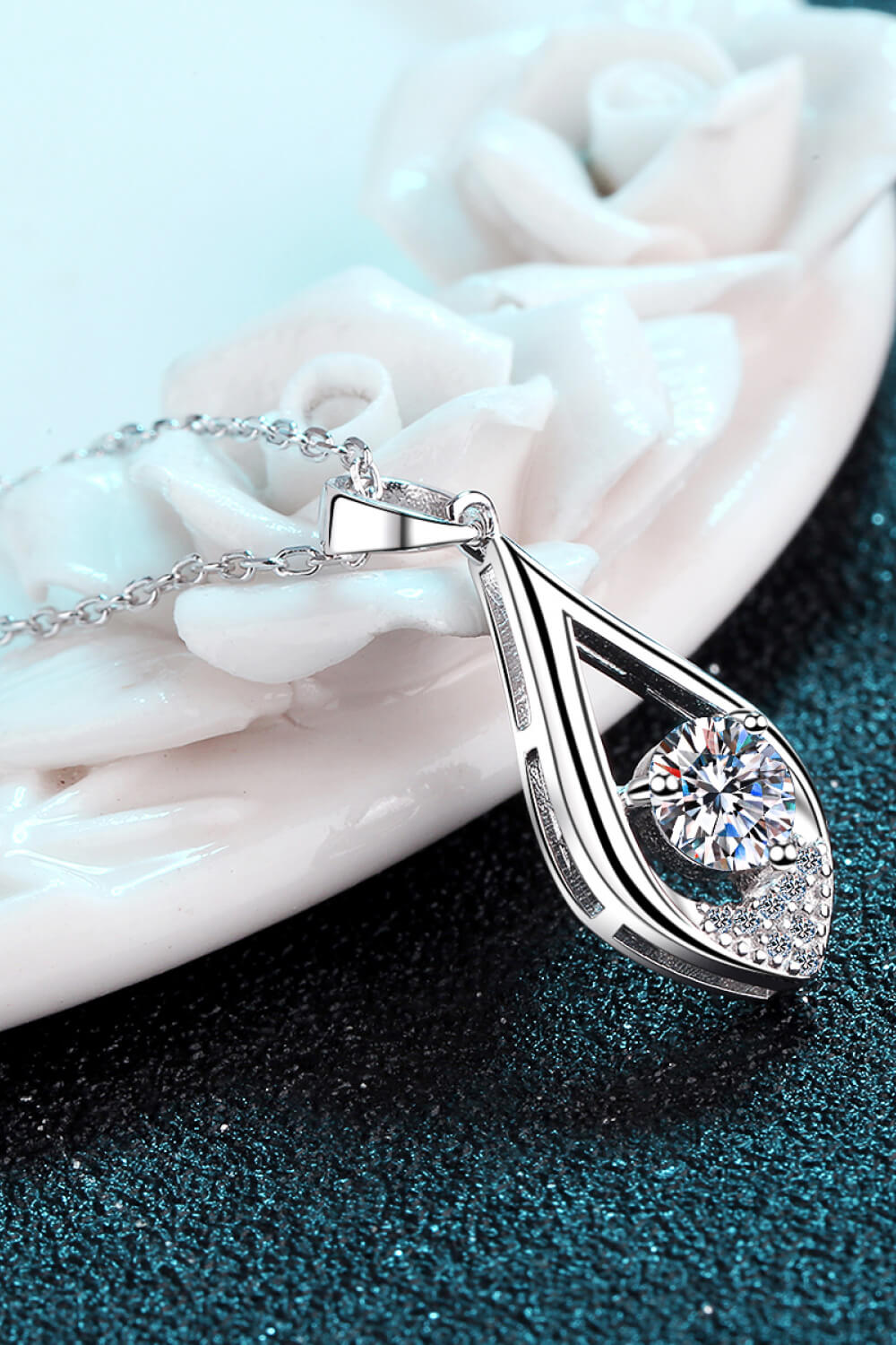 Collier pendentif glamour Always Moissanite