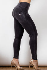 Jean skinny long taille haute