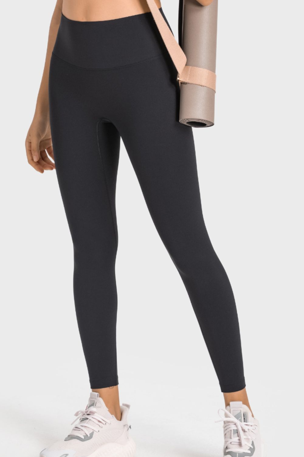 Yoga-Leggings mit hoher Taille und breiter Taille