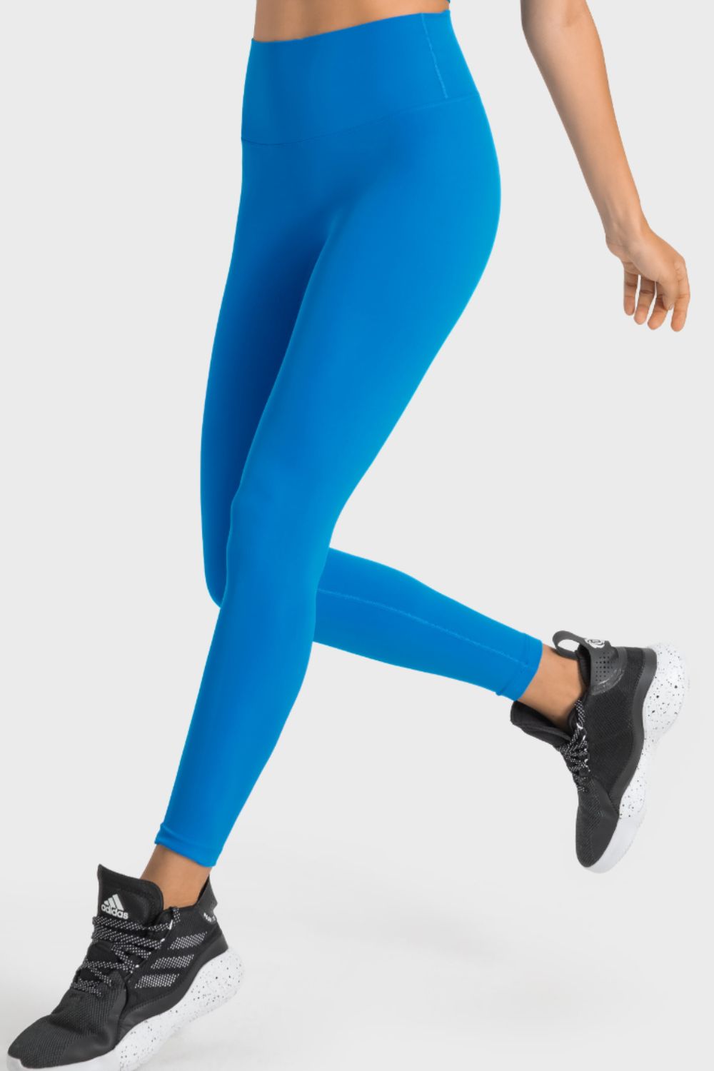 Yoga-Leggings mit hoher Taille und breiter Taille