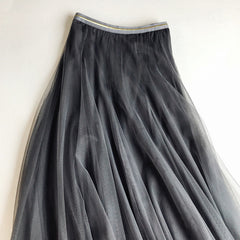 Jupe amincissante taille haute, jupe longue en maille, jupe mi-longue coréenne