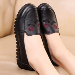 Women's Pumps First Layer Cowhide Mother Soft