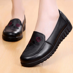 Women's Pumps First Layer Cowhide Mother Soft