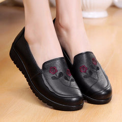 Women's Pumps First Layer Cowhide Mother Soft