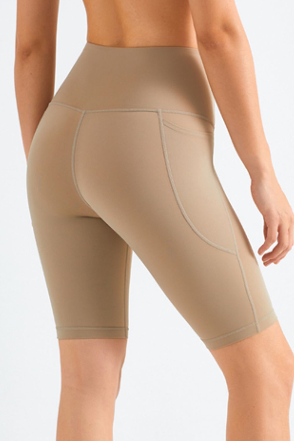 Feel Like Skin – Bikershorts mit elastischer Taille und Taschen