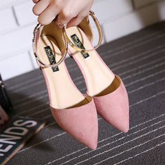 Hollow Pumps Female Large Size Flat Bottom