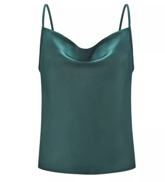 Solid Color Camisole Bottoming Chiffon Shirt Top