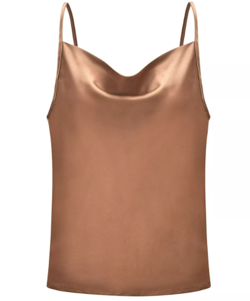 Solid Color Camisole Bottoming Chiffon Shirt Top