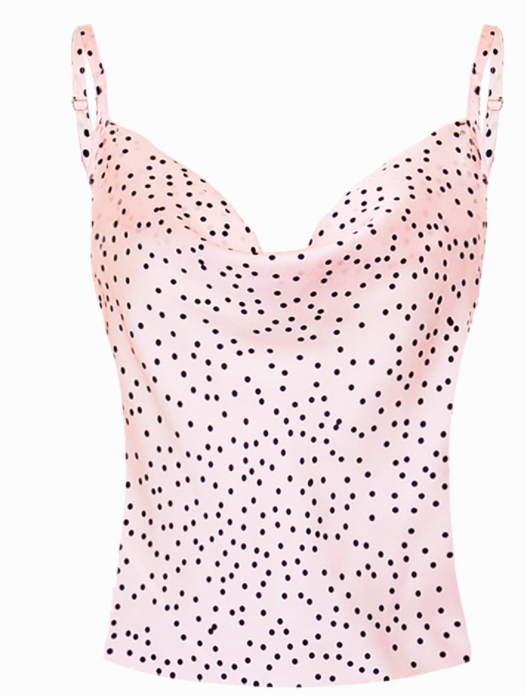 Solid Color Camisole Bottoming Chiffon Shirt Top