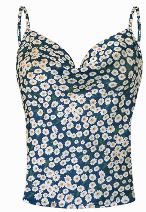 Solid Color Camisole Bottoming Chiffon Shirt Top
