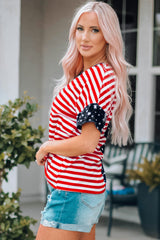 Stars Stripes V-Neck Tee