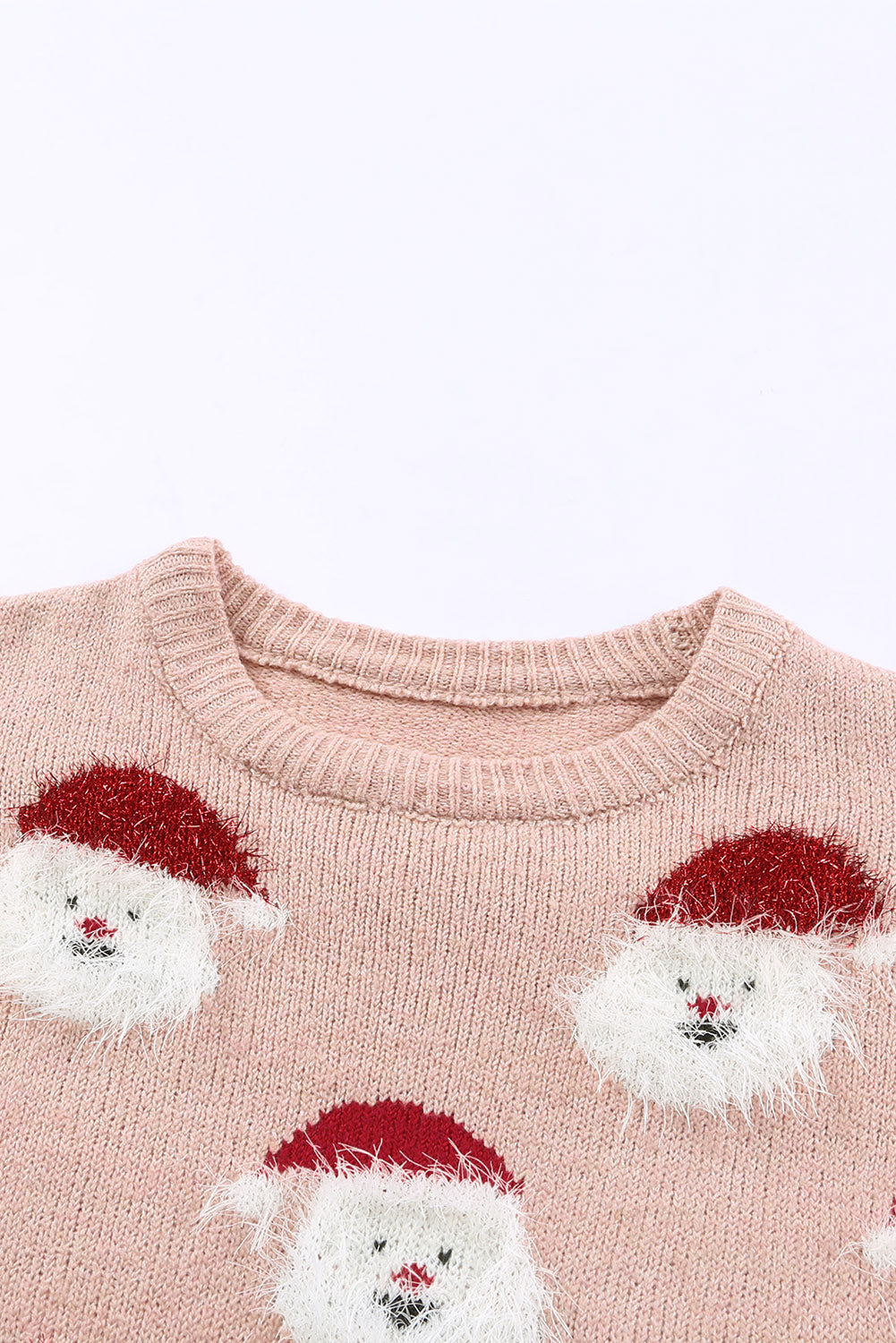 Green Christmas Santa Claus Pullover Sweater