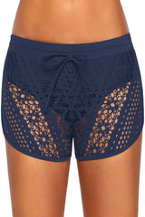 Tied Lace Swim Bottoms