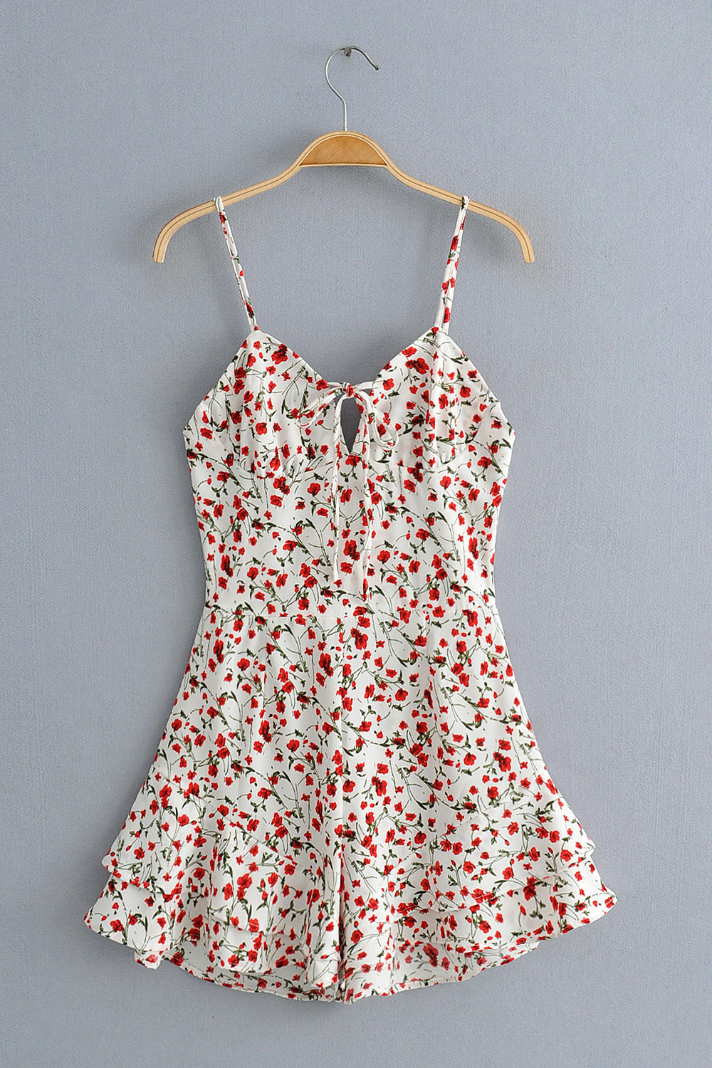 Streetable Elegant Printing Gallus Siamese Hosen Romper