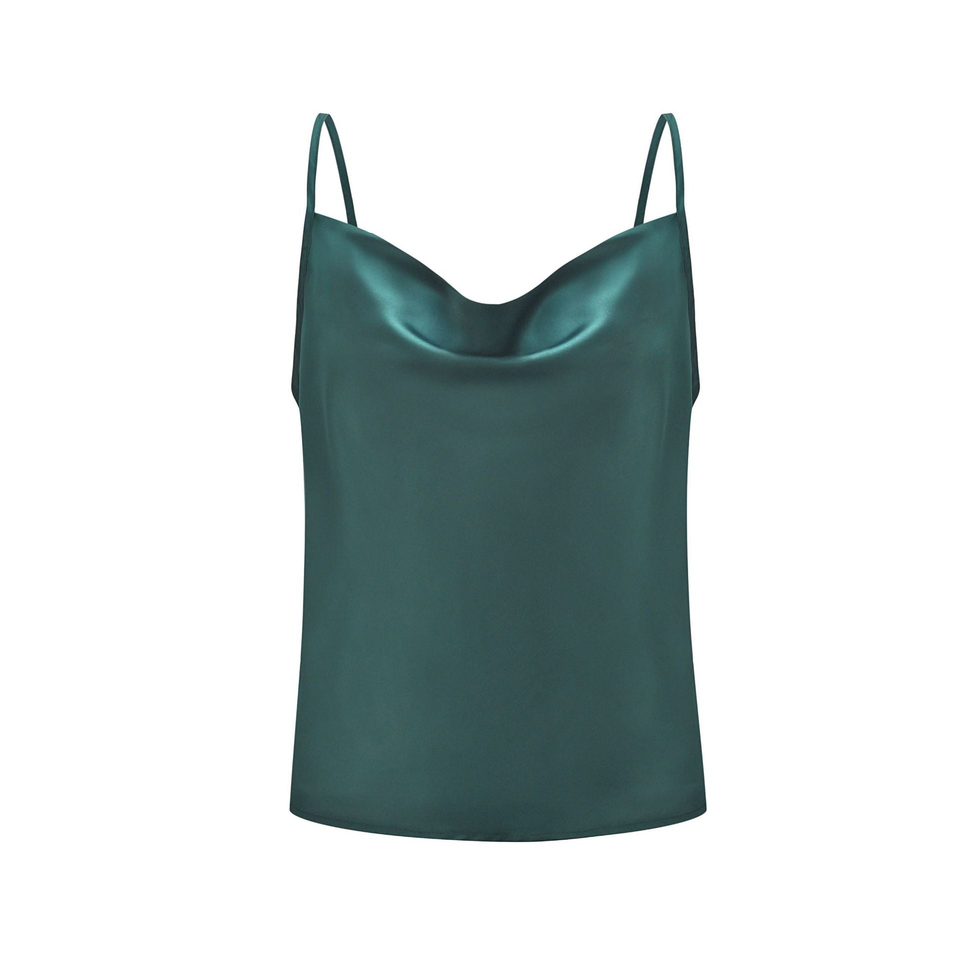 Solid Color Camisole Bottoming Chiffon Shirt Top