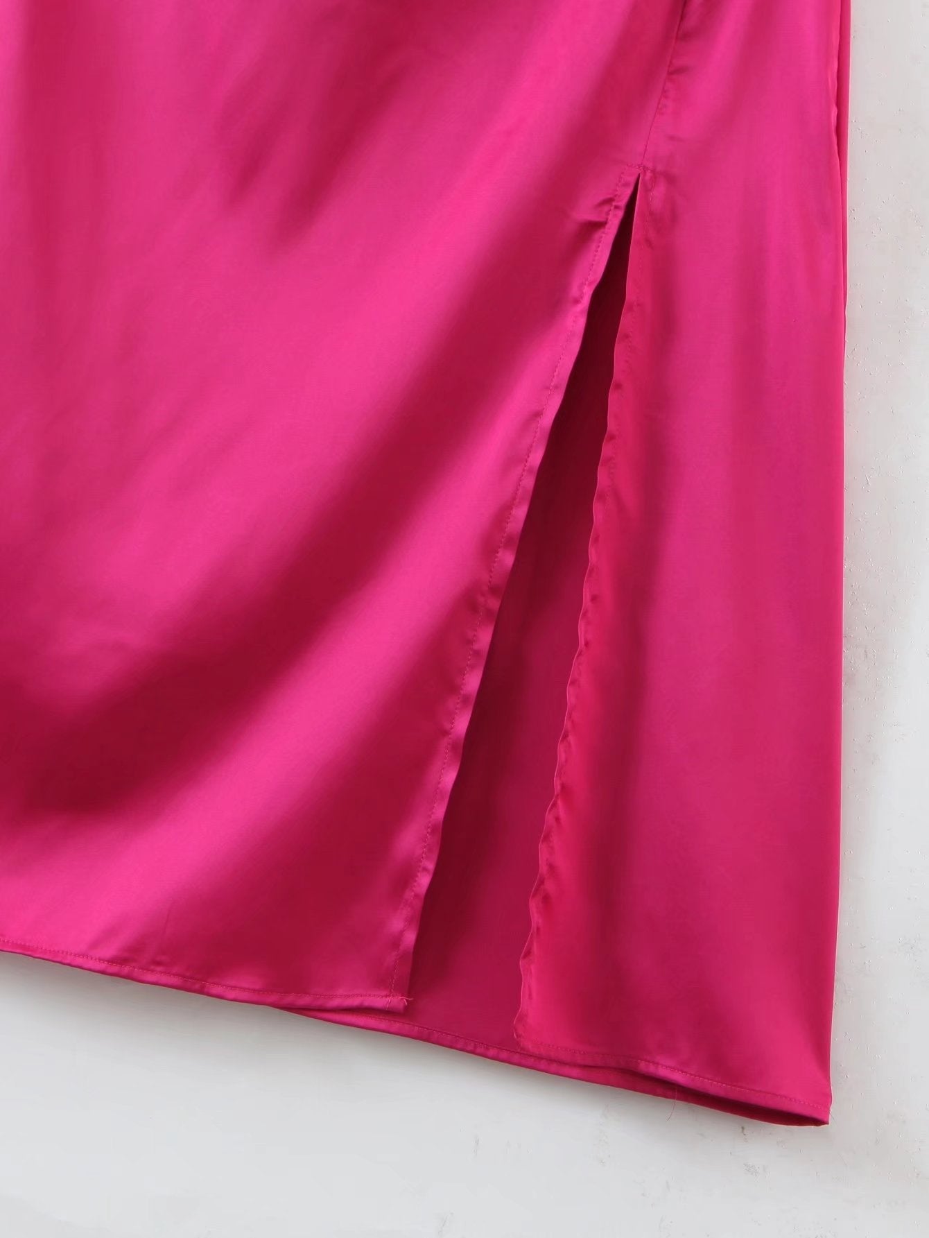 Satin-Trägerkleid