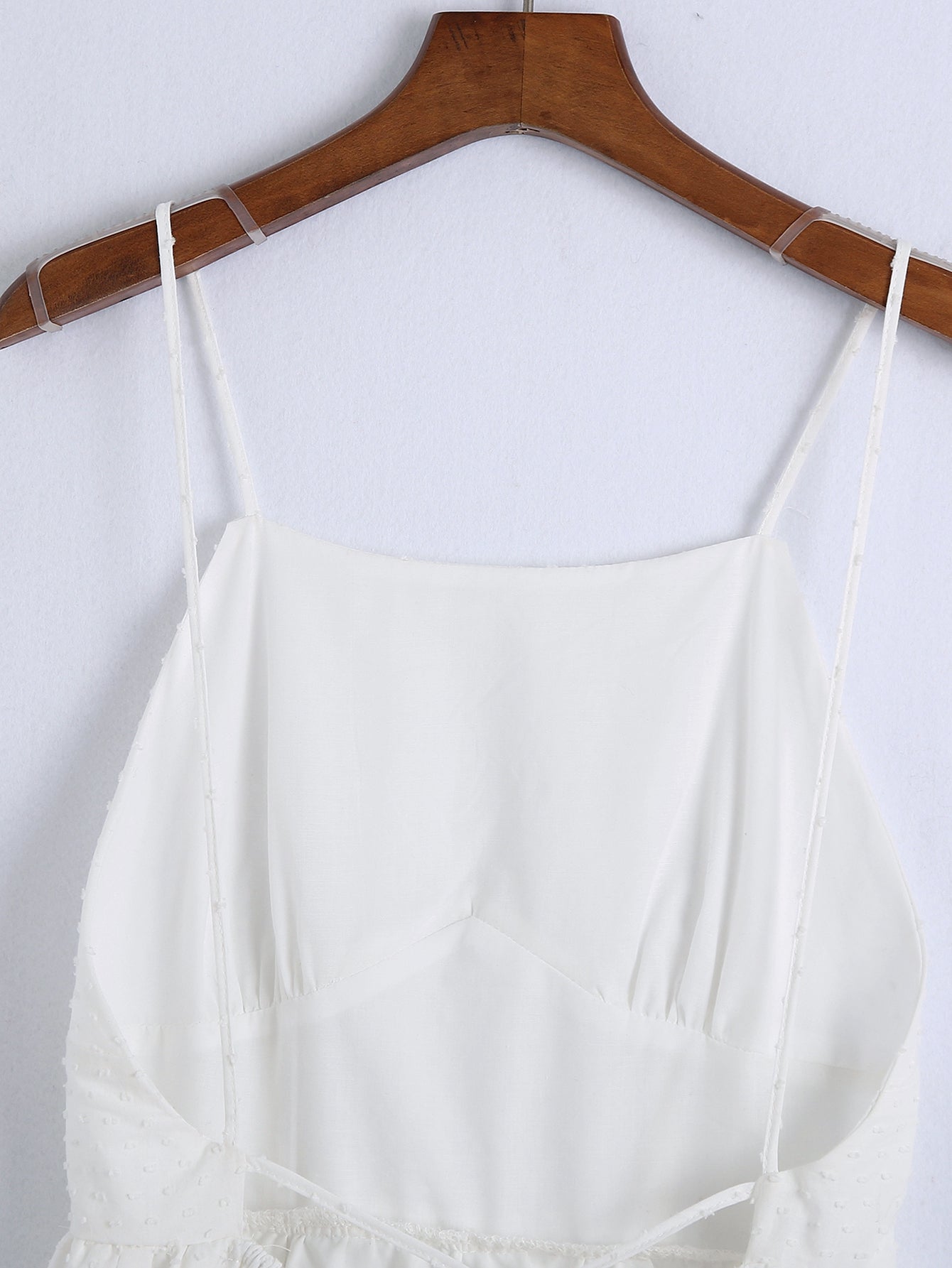 Backless Lace-up Slim Fit Slimming Spaghetti Straps Dress