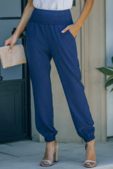 Jogginghose mit gesmokter Taille und Taschen