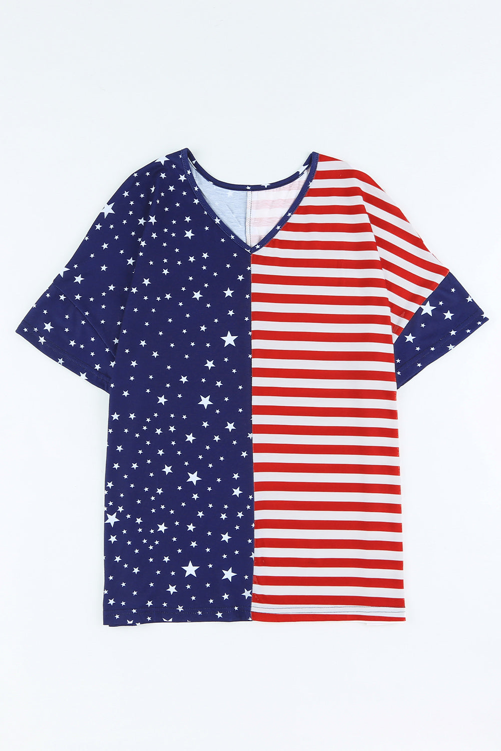 Stars Stripes V-Neck Tee