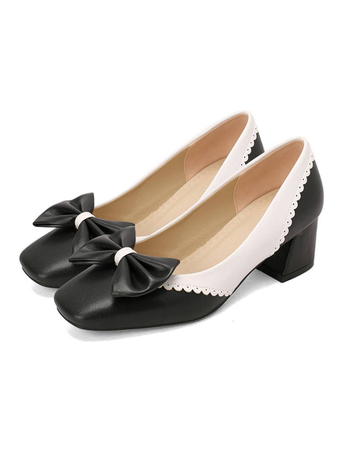 Chaussures à talons hauts rétro Mary Jane