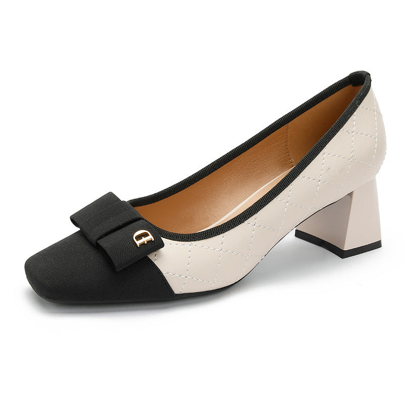 Women's Assorted Colors Retro Square Toe