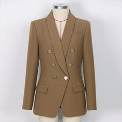 Advanced Blazer Classic Green Collar Blazer High Quality