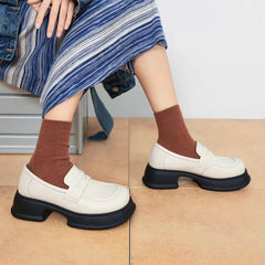 Comfortable Women's Thick Hot Preppy Mary