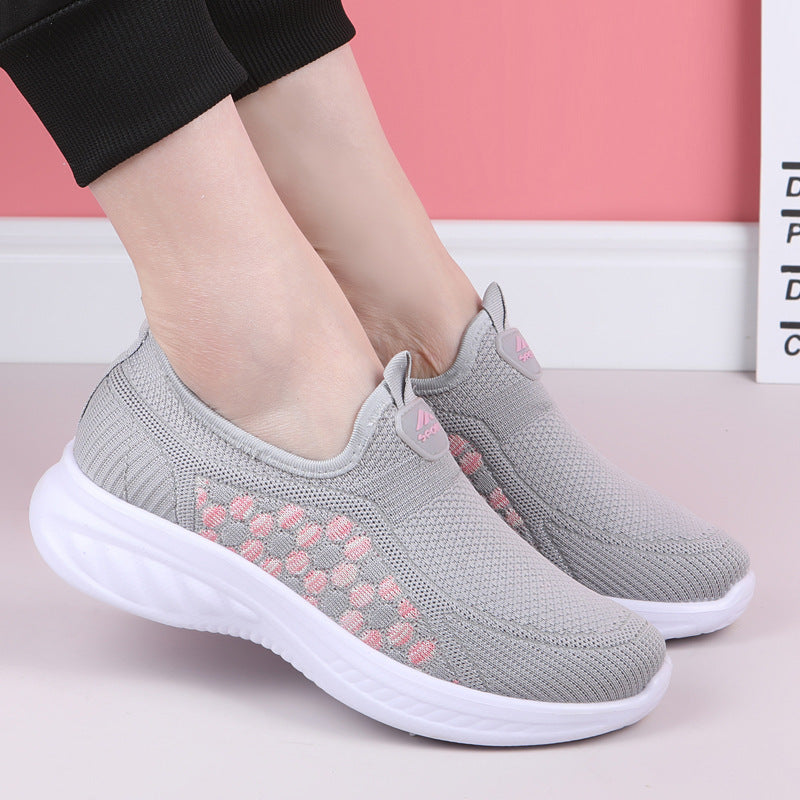 Charming Women's Beijing Cloth Breathable Slip-on