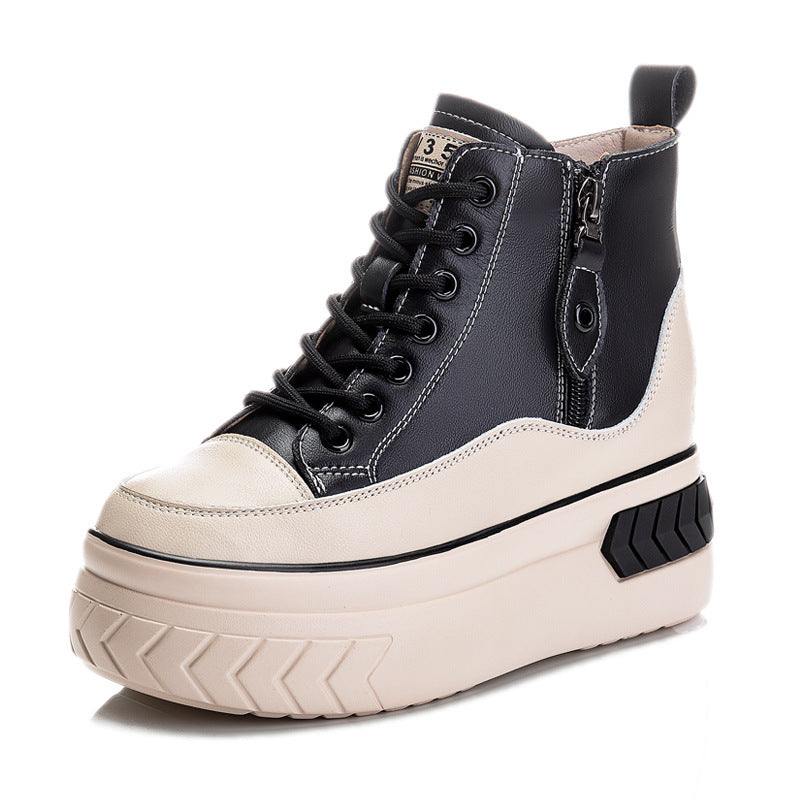 Women's Winter Platform Fleece-lined Height Increasing Insole