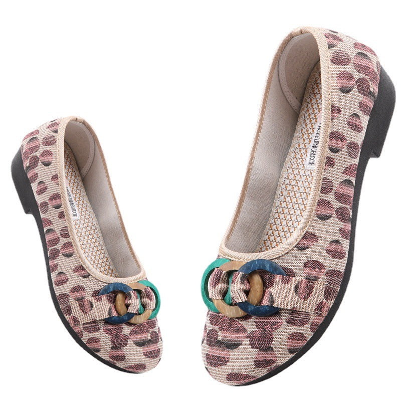 Women's Beijing Cloth Flat Soft Surface Comfortable