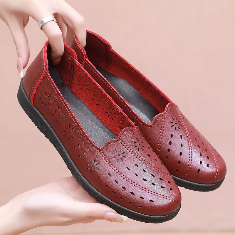 Chaussures plates confortables à semelle souple pour femmes et hommes