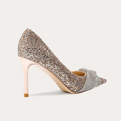 Women's Crystal High Design Sense Niche