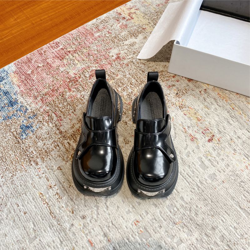 Women's Niche Height Increasing Vintage Platform British