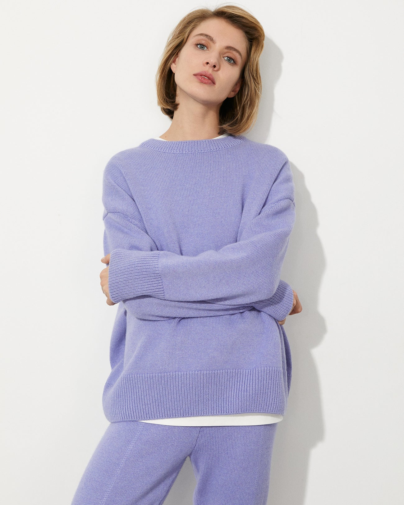 Russian Sweater Round Neck Pullover Loose Sweater