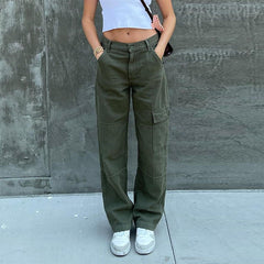 Streetest Lockere Jeans mit Farbtaschen