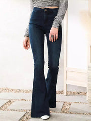 Slim Fit Stretch Flared Pants Jeans Jeans