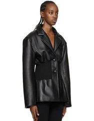 Niche Model Faux Leather Jacket