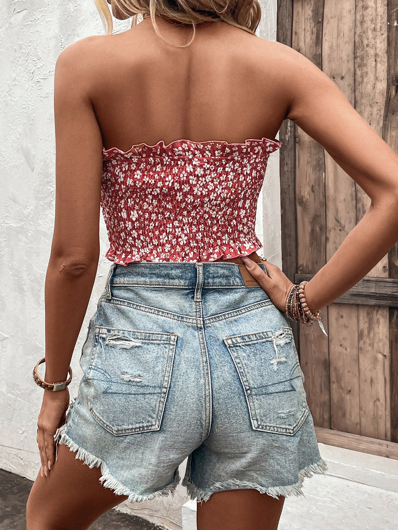 Bandeau One-Shoulder Top