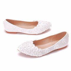 Women's Pointed Toe Spring Low-cut Slip-on