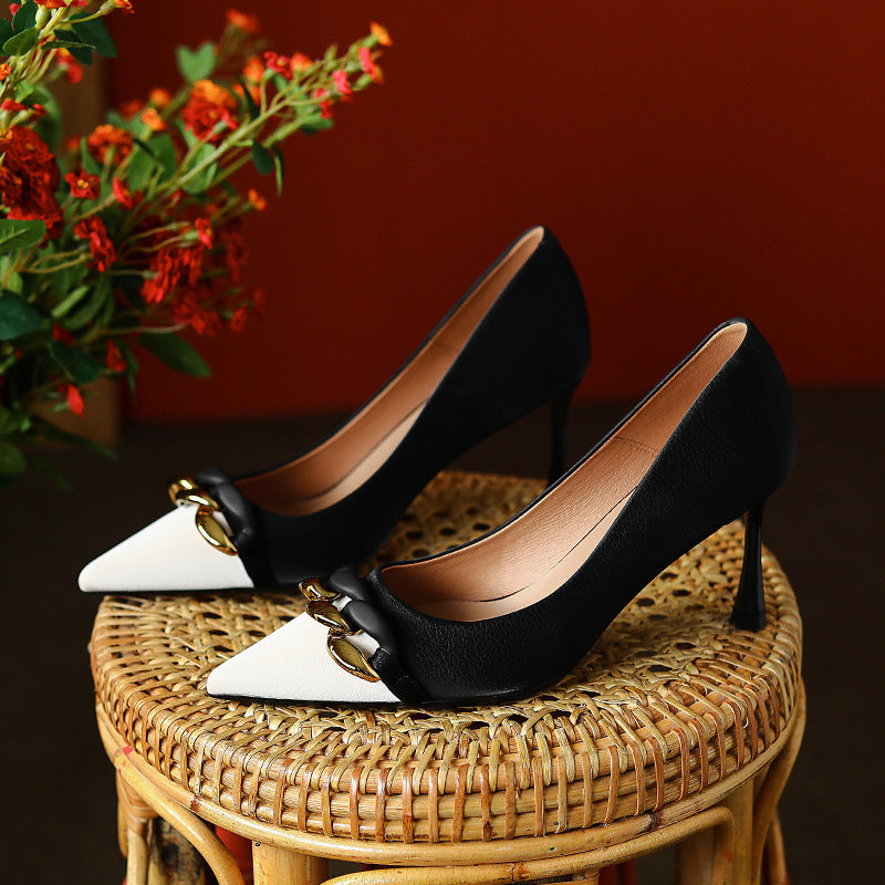 Trendy Comfortable Women's Classic Style Stiletto