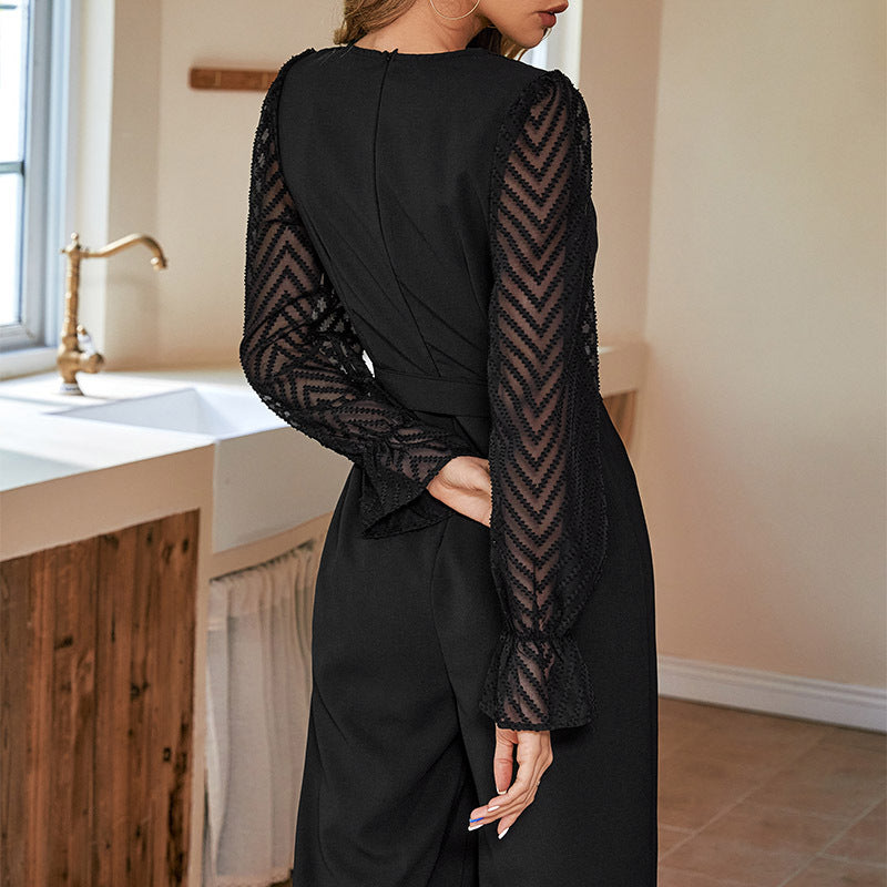 Black Slim Jumpsuit