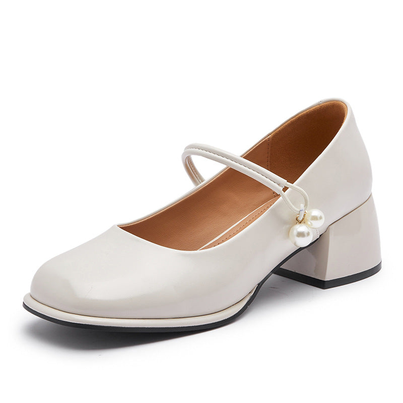 Charming Women's Chunky Spring Low-cut Slip-on